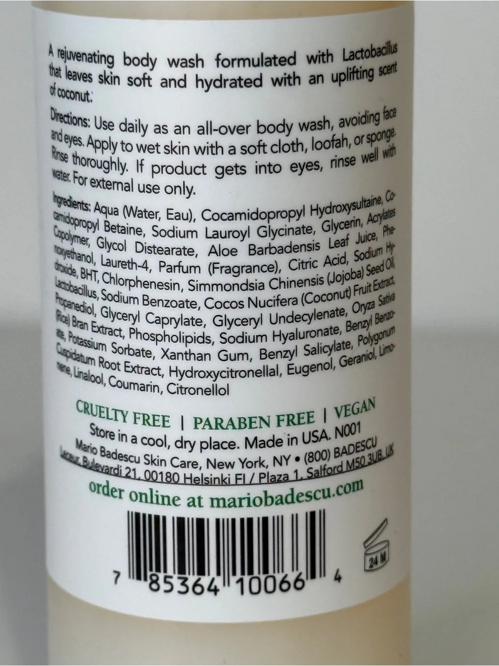 Mario Badescu Coconut Body Soap 8 oz & Body Oil 3.3 oz Bundle